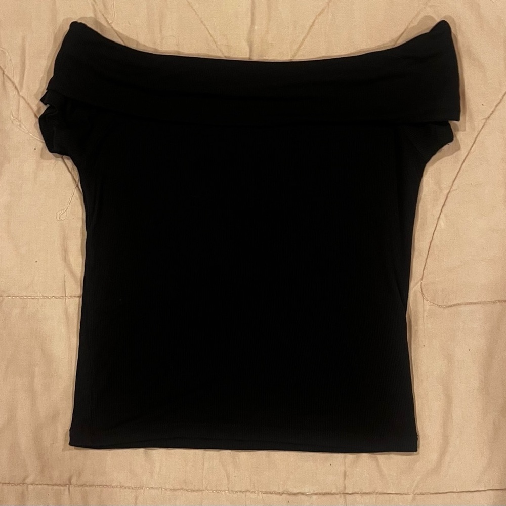 Cotton On Black Off-Shoulder Blouse